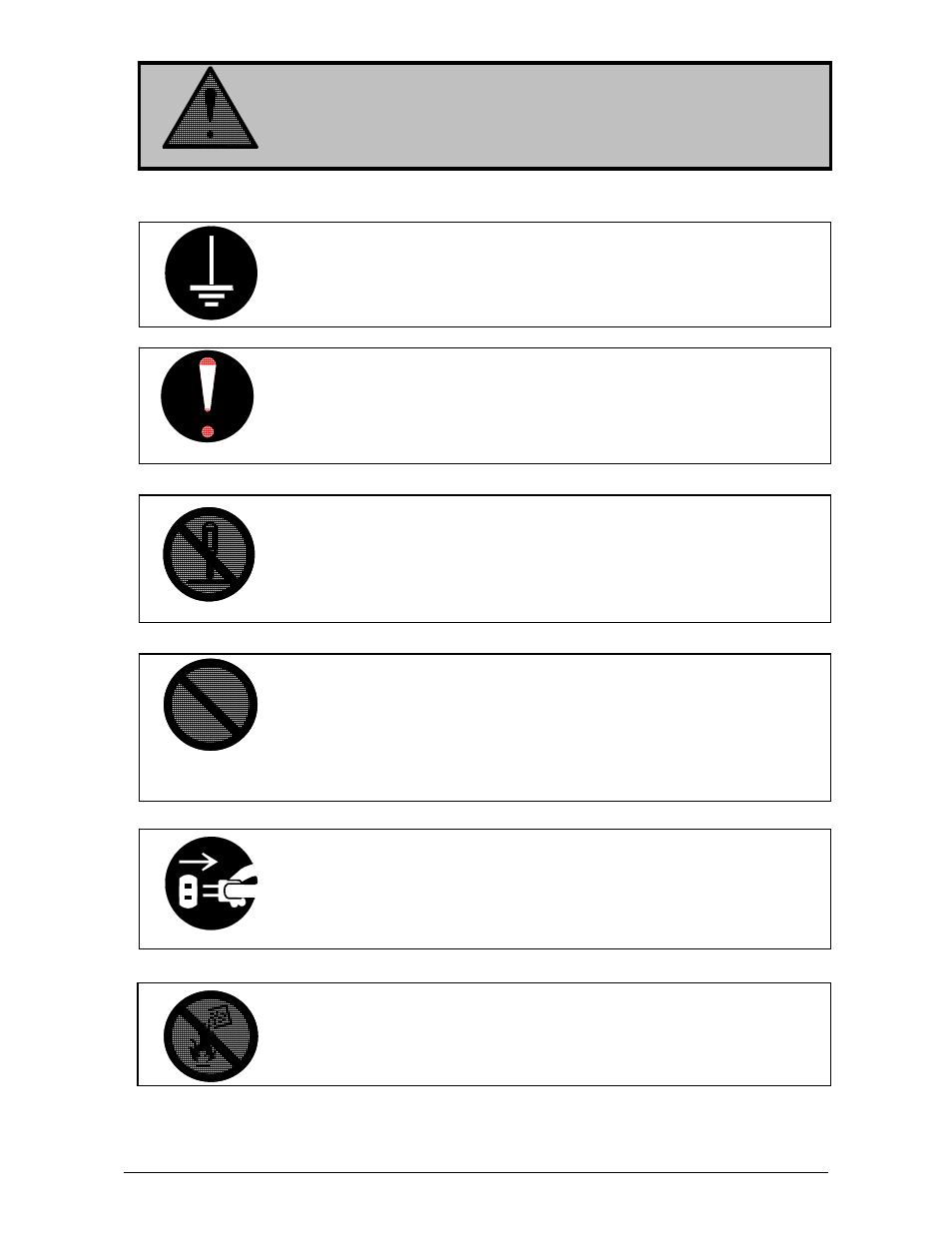 Warning | TA Triumph-Adler CX 8036 User Manual | Page 4 / 268