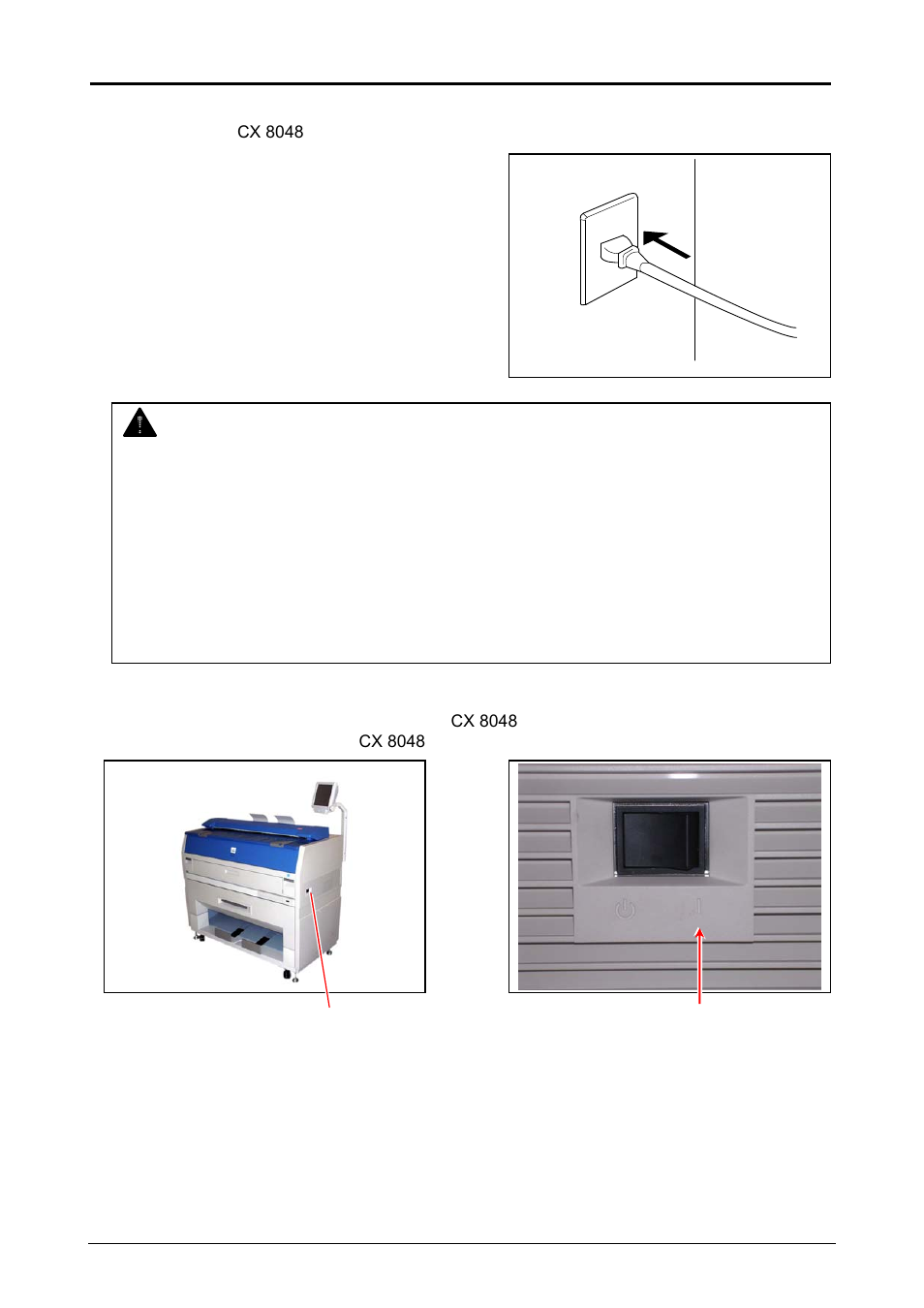 Warning | TA Triumph-Adler CX 8048 User Manual | Page 23 / 59