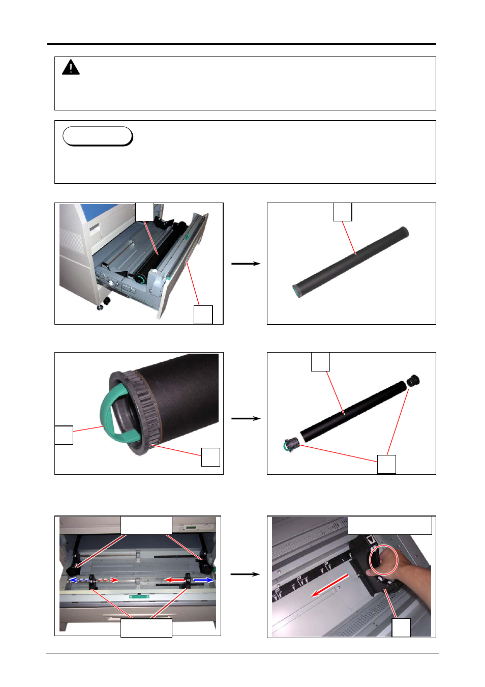 3 roll media replacement | TA Triumph-Adler CX 8048 User Manual | Page 26 / 59