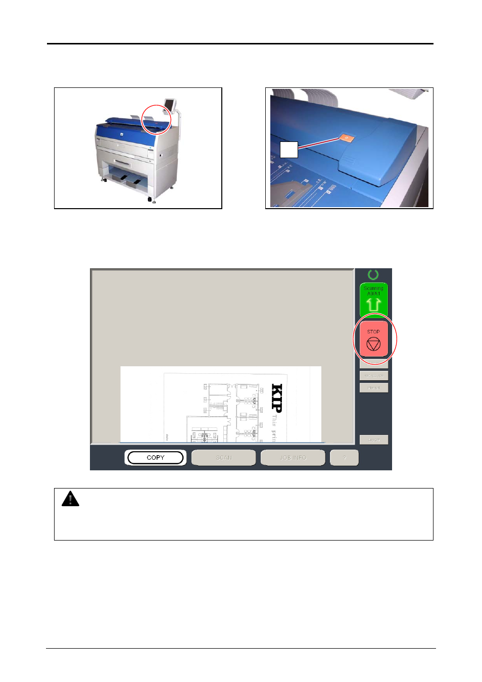 7 emergency stop of scan or copy | TA Triumph-Adler CX 8048 User Manual | Page 37 / 59