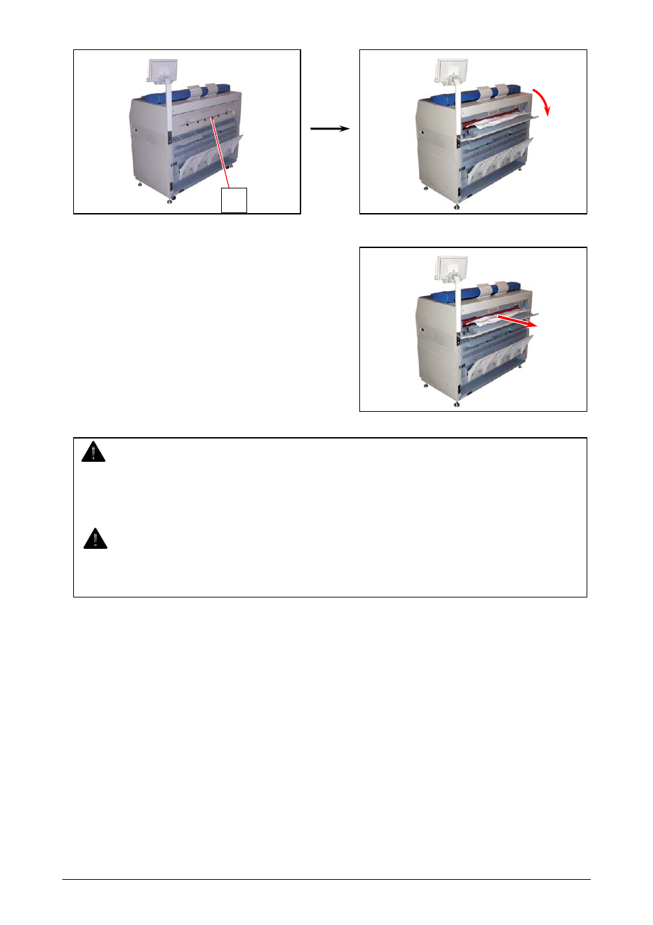 Warning | TA Triumph-Adler CX 8048 User Manual | Page 47 / 59