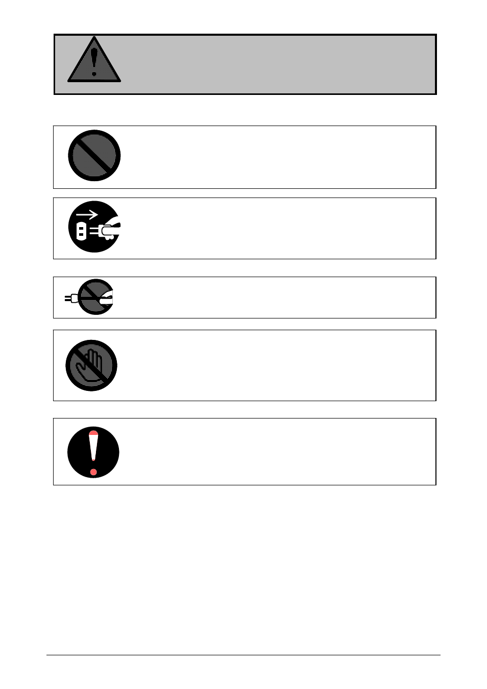 Caution | TA Triumph-Adler CX 8048 User Manual | Page 5 / 59