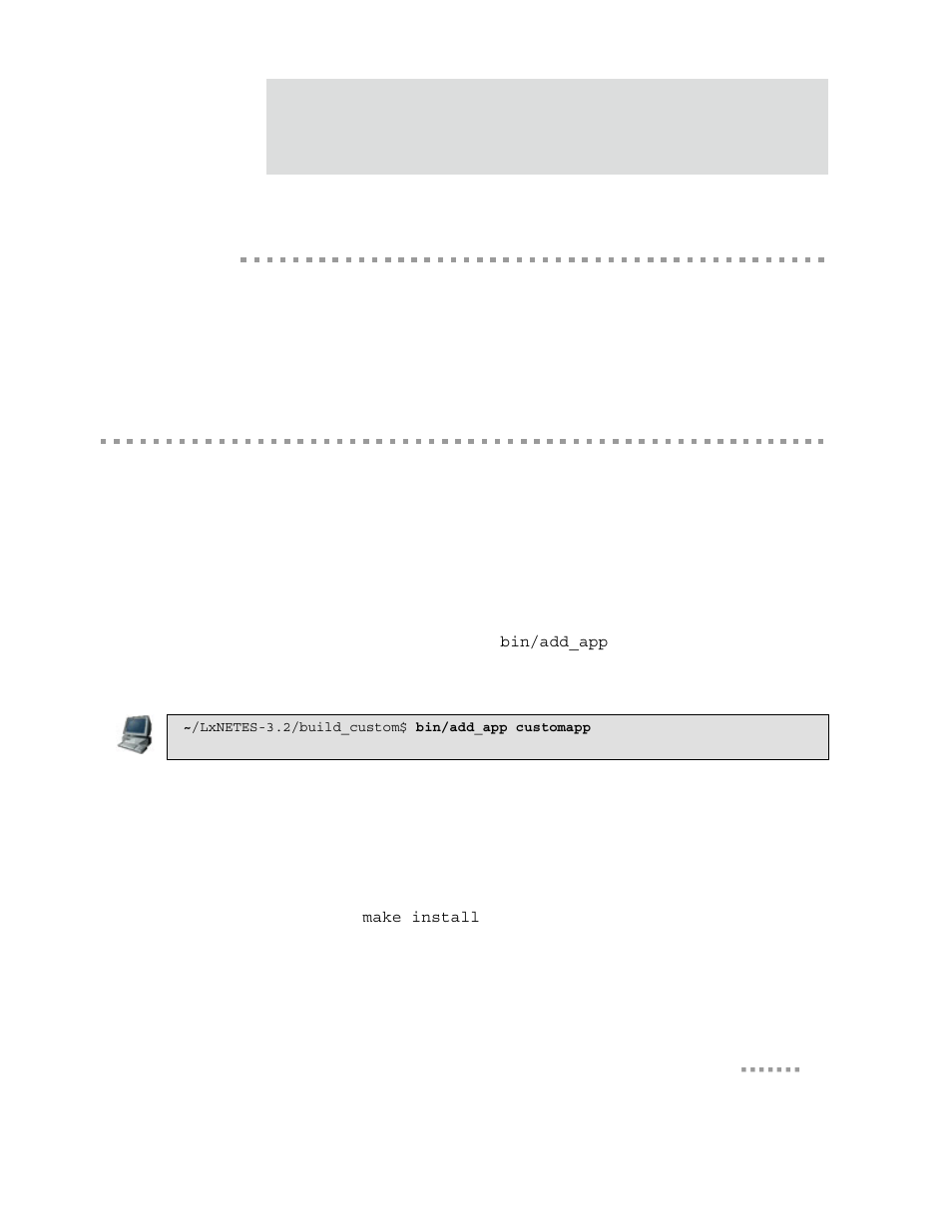 Application development, Writing applications, Adding your own applications | Chapter 5 application development, Example | Digi 9P 9360/9750 User Manual | Page 31 / 75