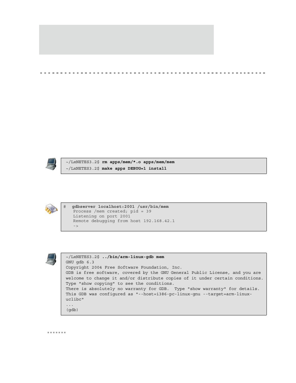 Debugging applications | Digi 9P 9360/9750 User Manual | Page 34 / 75