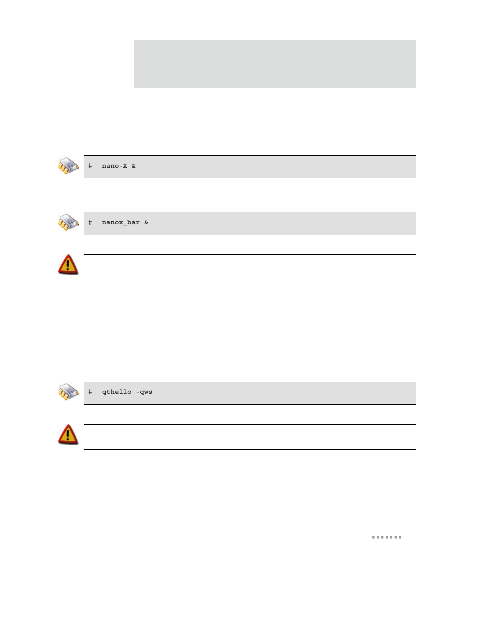 Nano-x/microwindows, Embedded qt, Nano-x/microwindows embedded qt | Digi 9P 9360/9750 User Manual | Page 37 / 75