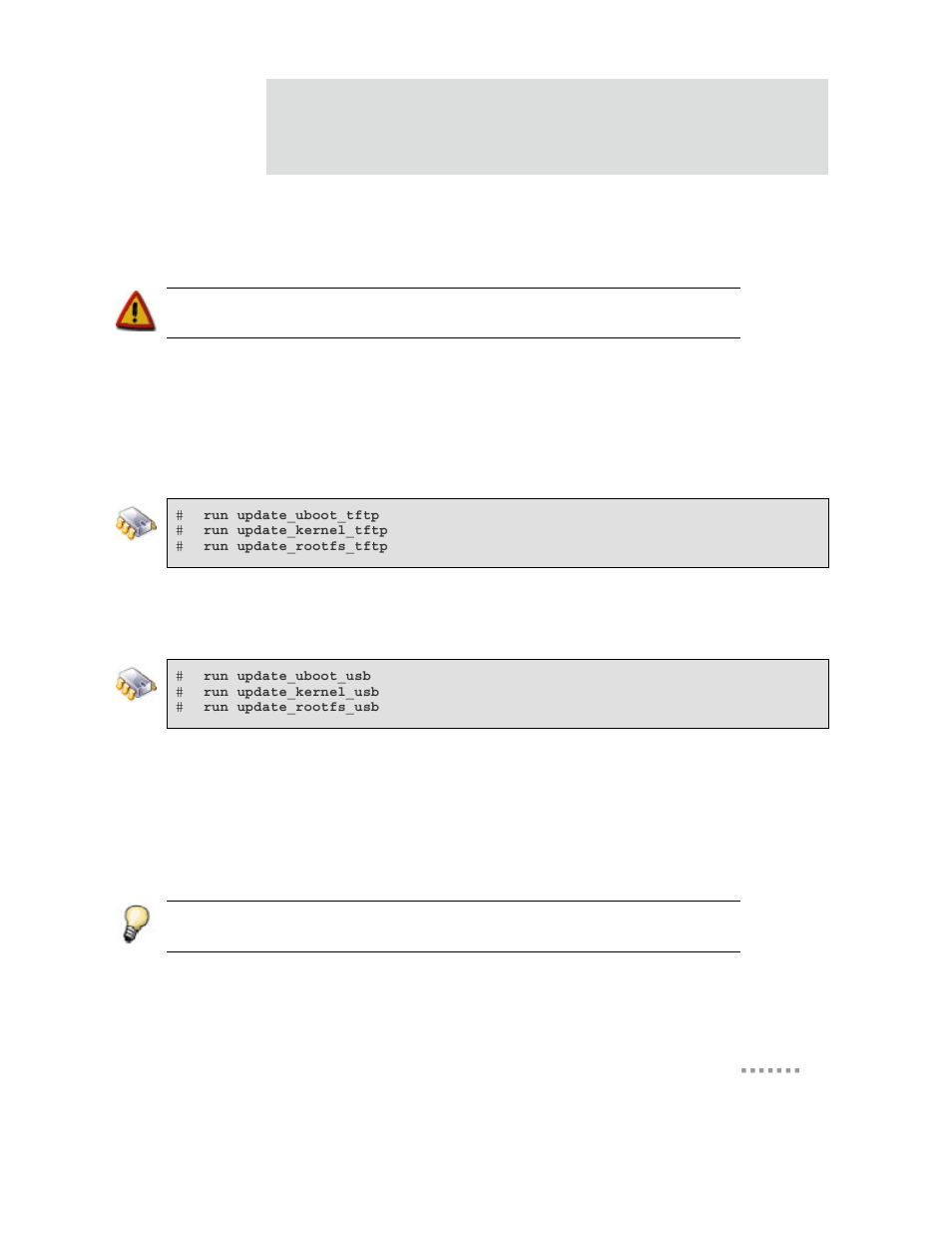 Updating a running system (the easy way), Updating a running system manually | Digi 9P 9360/9750 User Manual | Page 51 / 75
