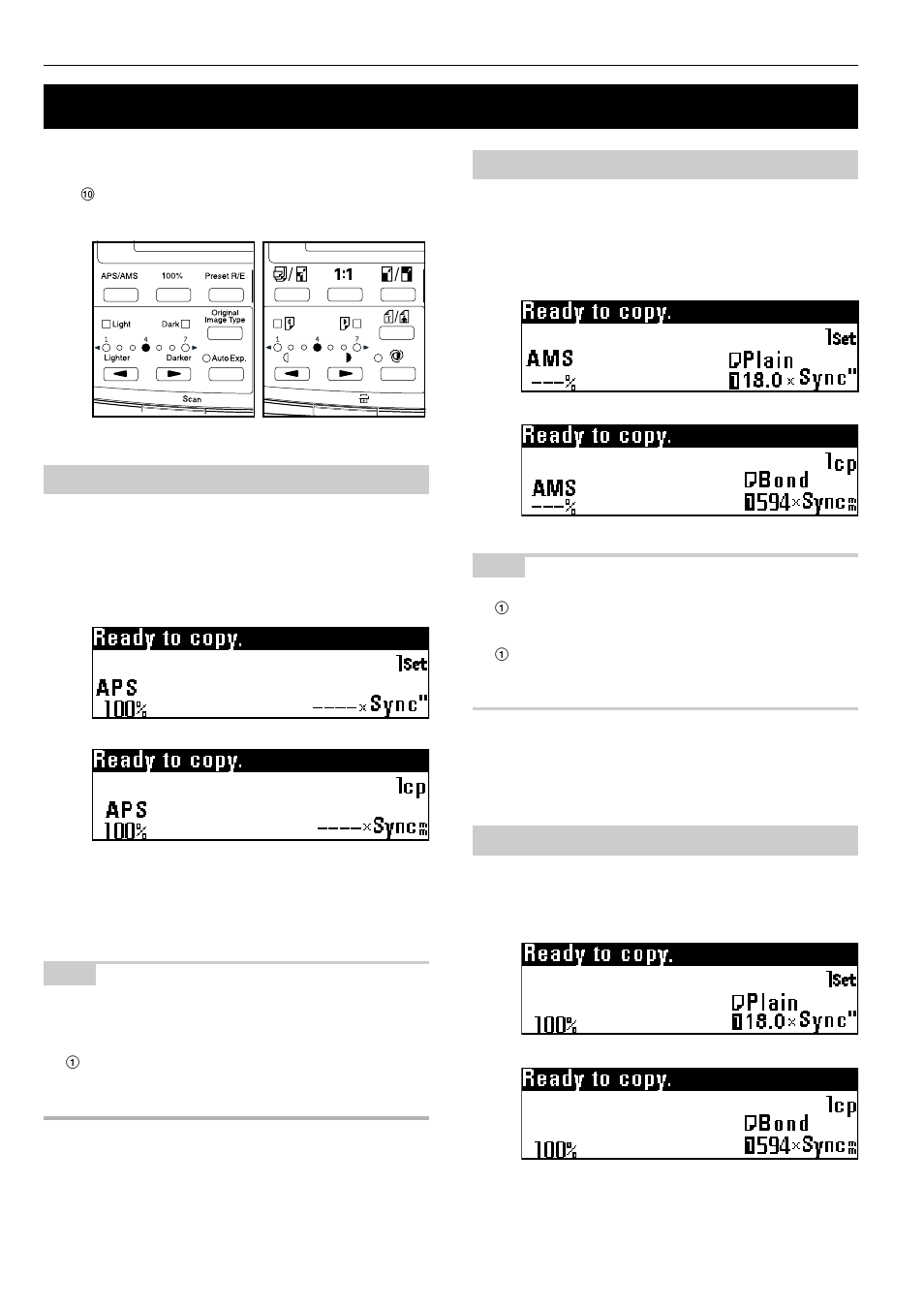 Copy modes | TA Triumph-Adler CX 8682 User Manual | Page 28 / 102
