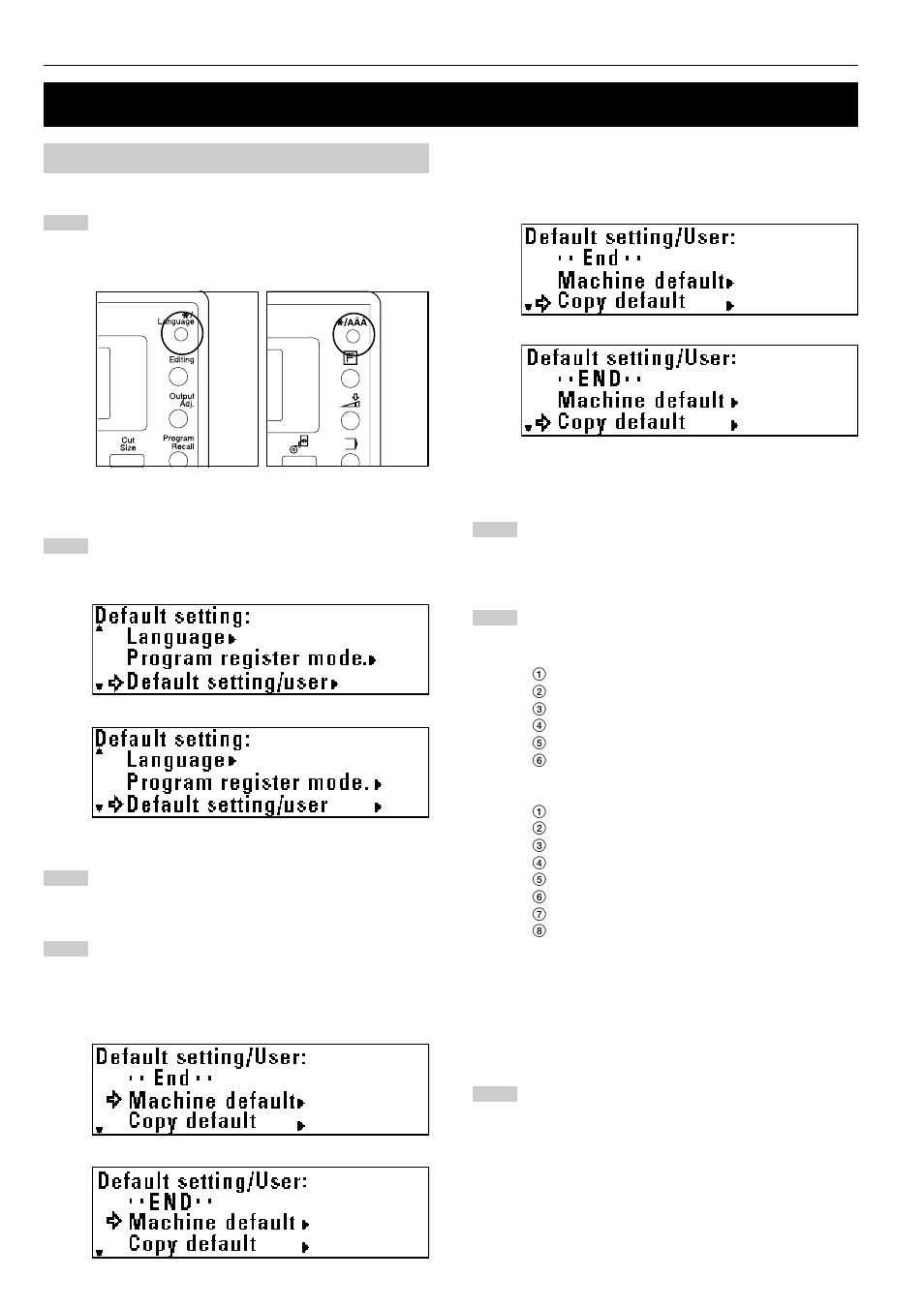Setting method of default setting | TA Triumph-Adler CX 8682 User Manual | Page 66 / 102