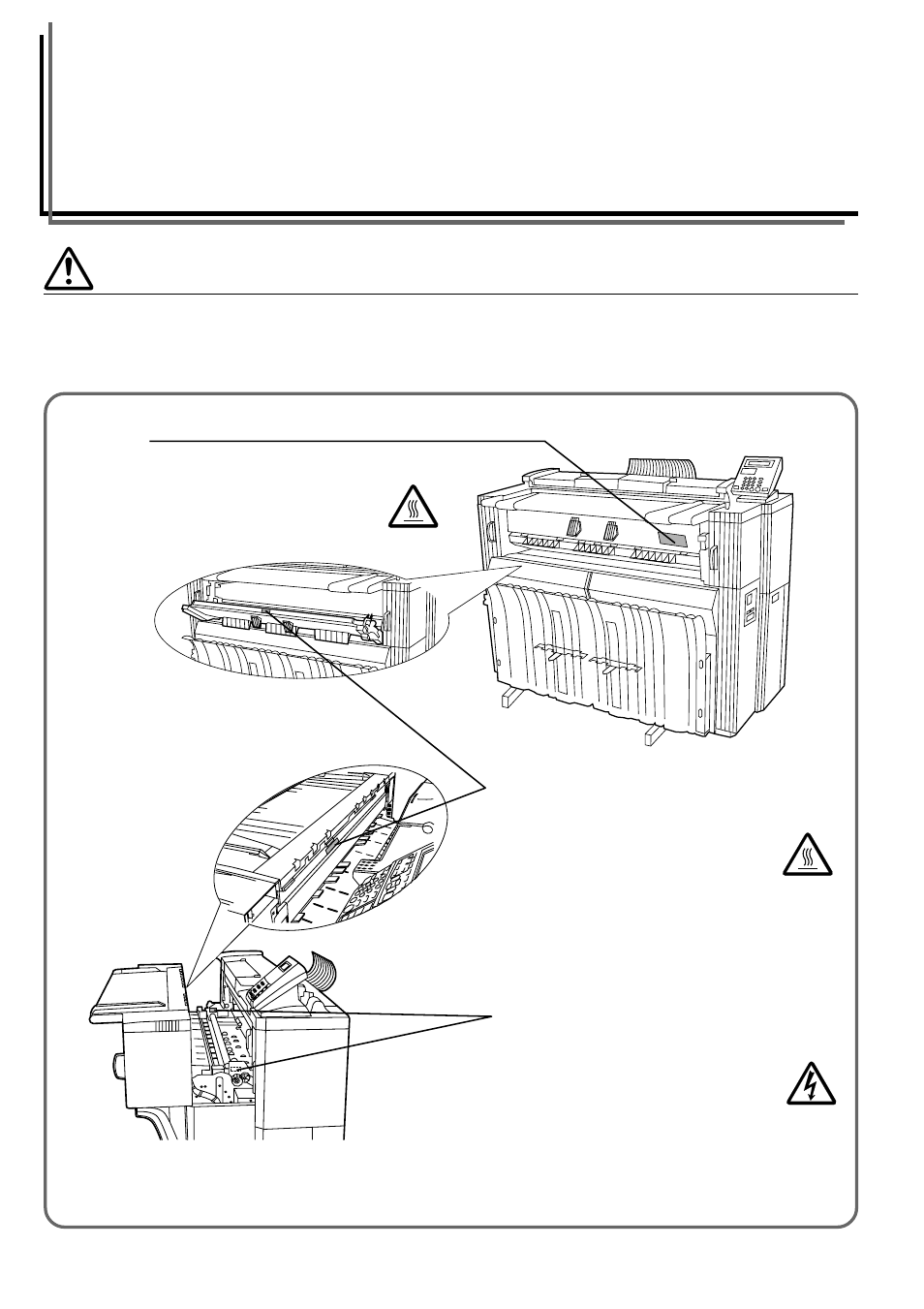 Chapter 1 important! please read first, Caution labels | TA Triumph-Adler CX 8682 User Manual | Page 8 / 102