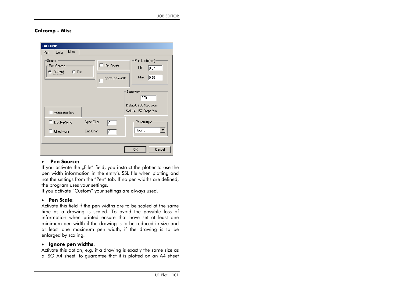 Calcomp - misc | TA Triumph-Adler CX 8682 User Manual | Page 101 / 129