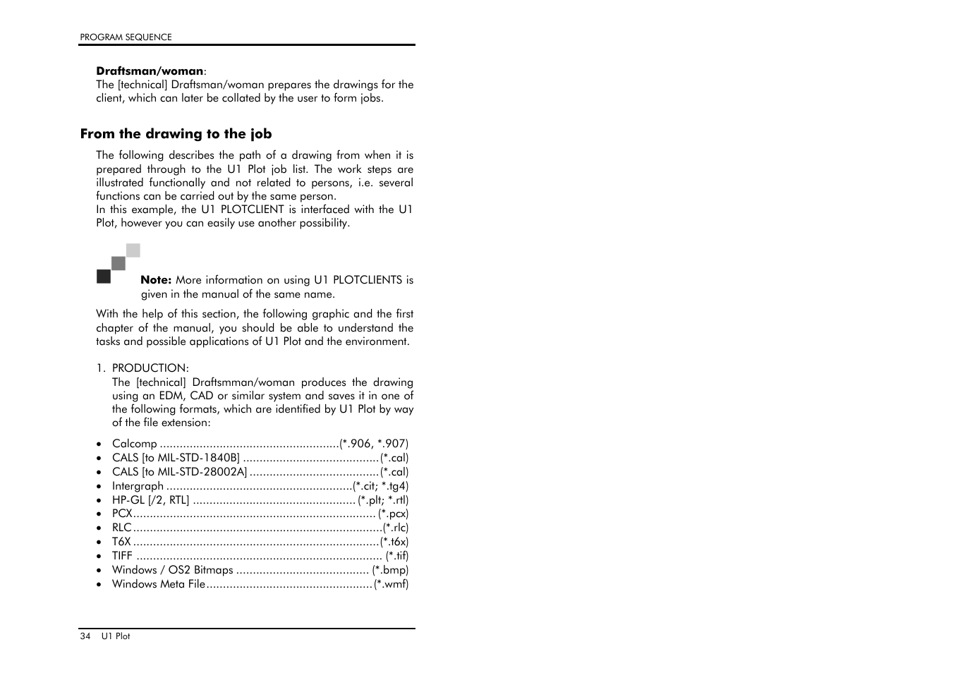 From the drawing to the job | TA Triumph-Adler CX 8682 User Manual | Page 34 / 129