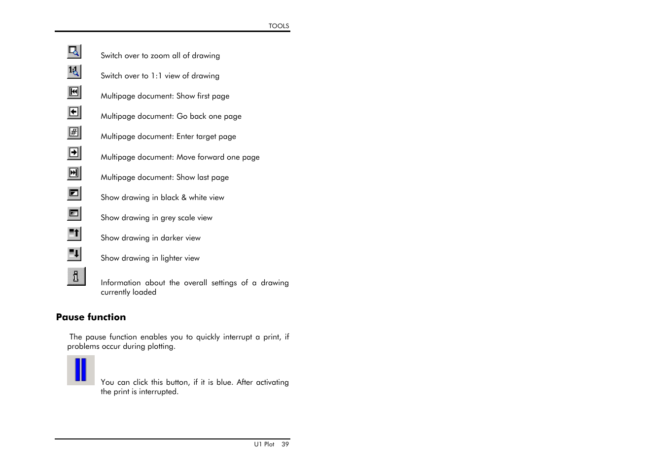 Pause function | TA Triumph-Adler CX 8682 User Manual | Page 39 / 129