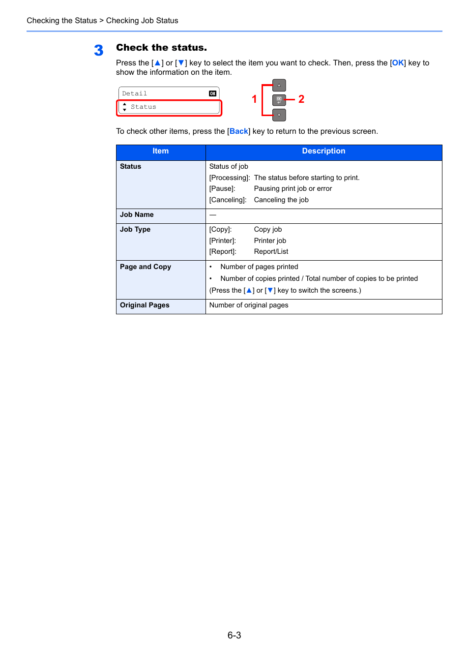 Check the status | TA Triumph-Adler 1855 User Manual | Page 118 / 212