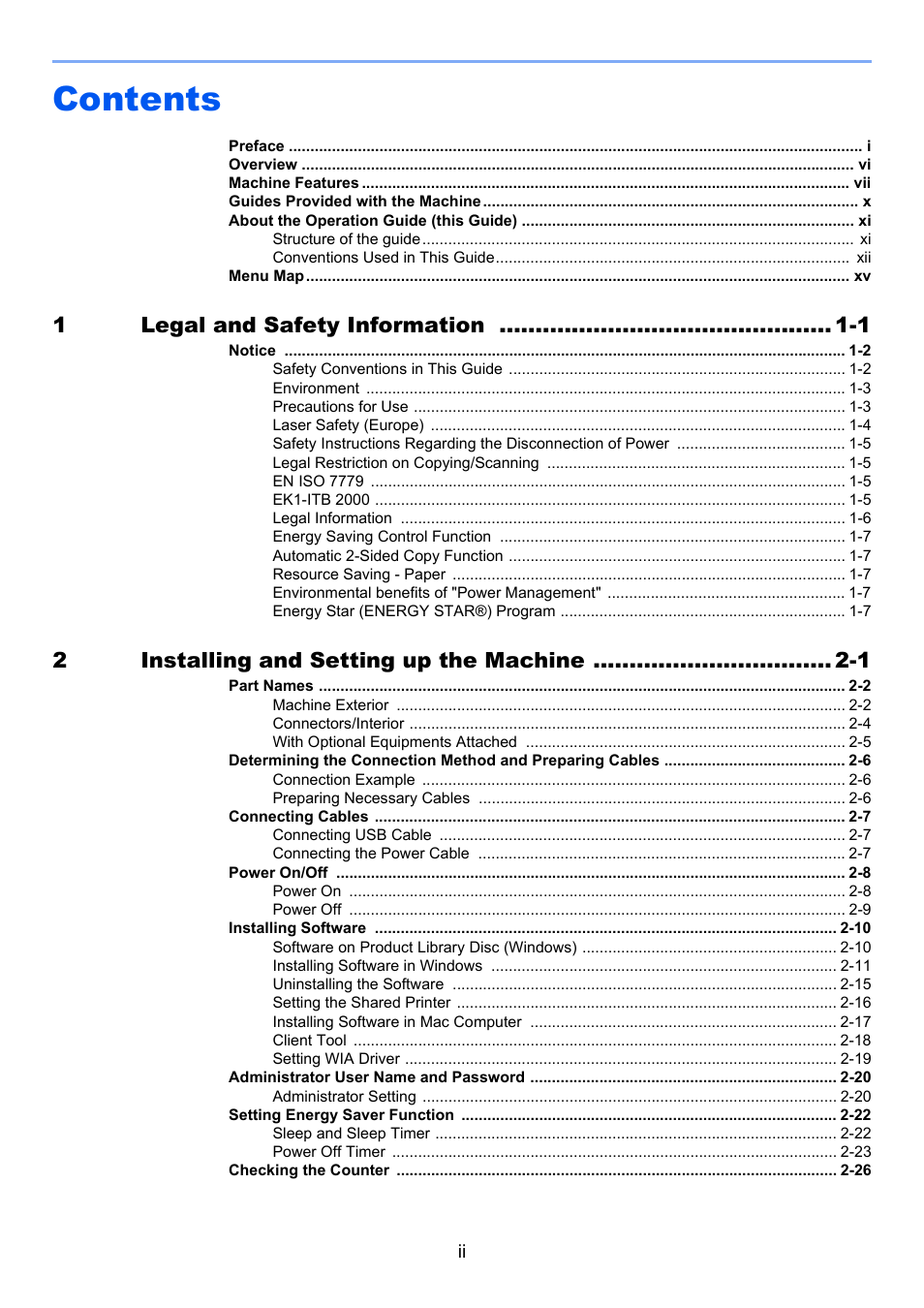 TA Triumph-Adler 1855 User Manual | Page 3 / 212