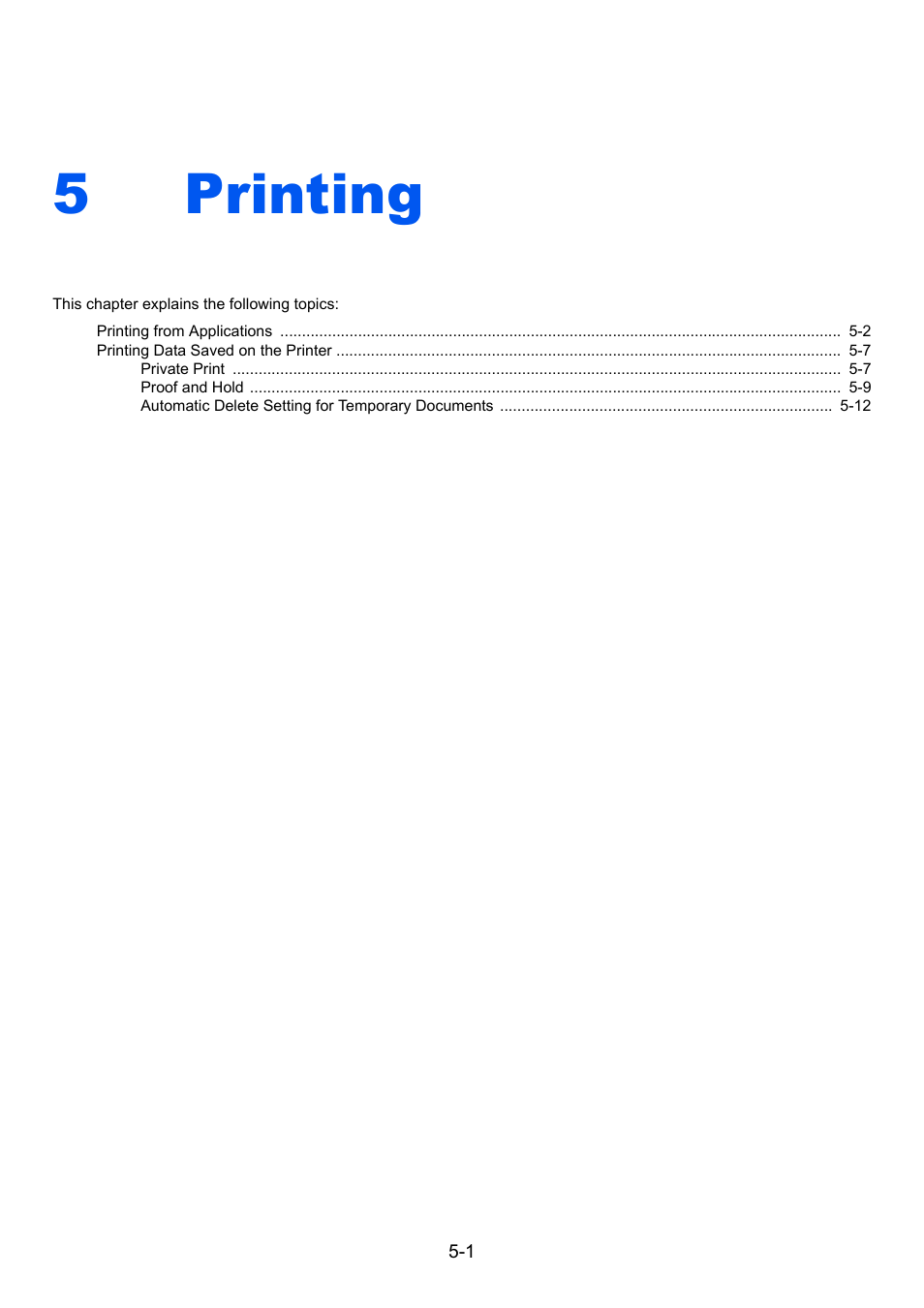 5 printing, Printing -1, Printing | 5printing | TA Triumph-Adler 206ci User Manual | Page 149 / 382