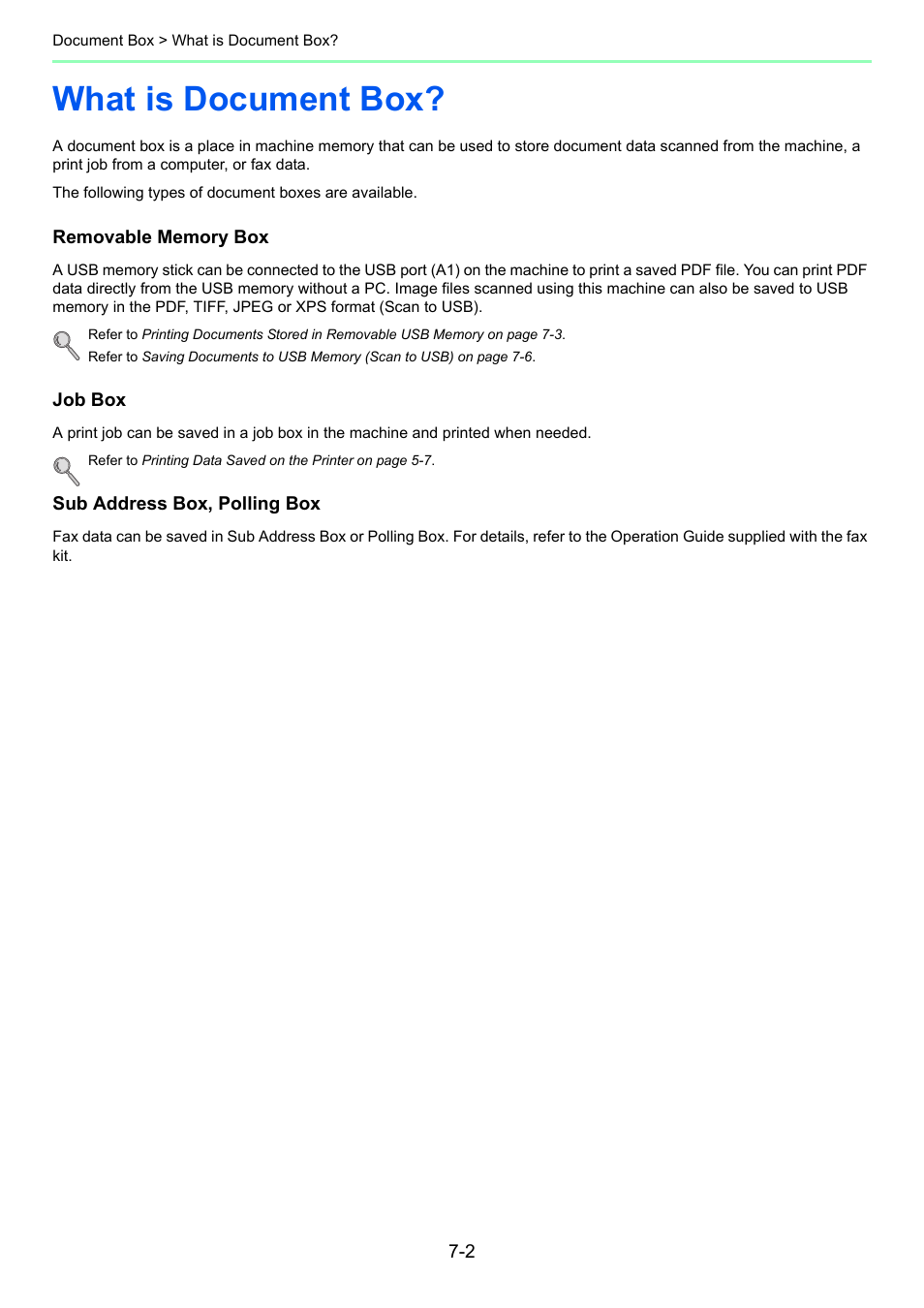 What is document box, What is document box? -2 | TA Triumph-Adler 206ci User Manual | Page 212 / 382