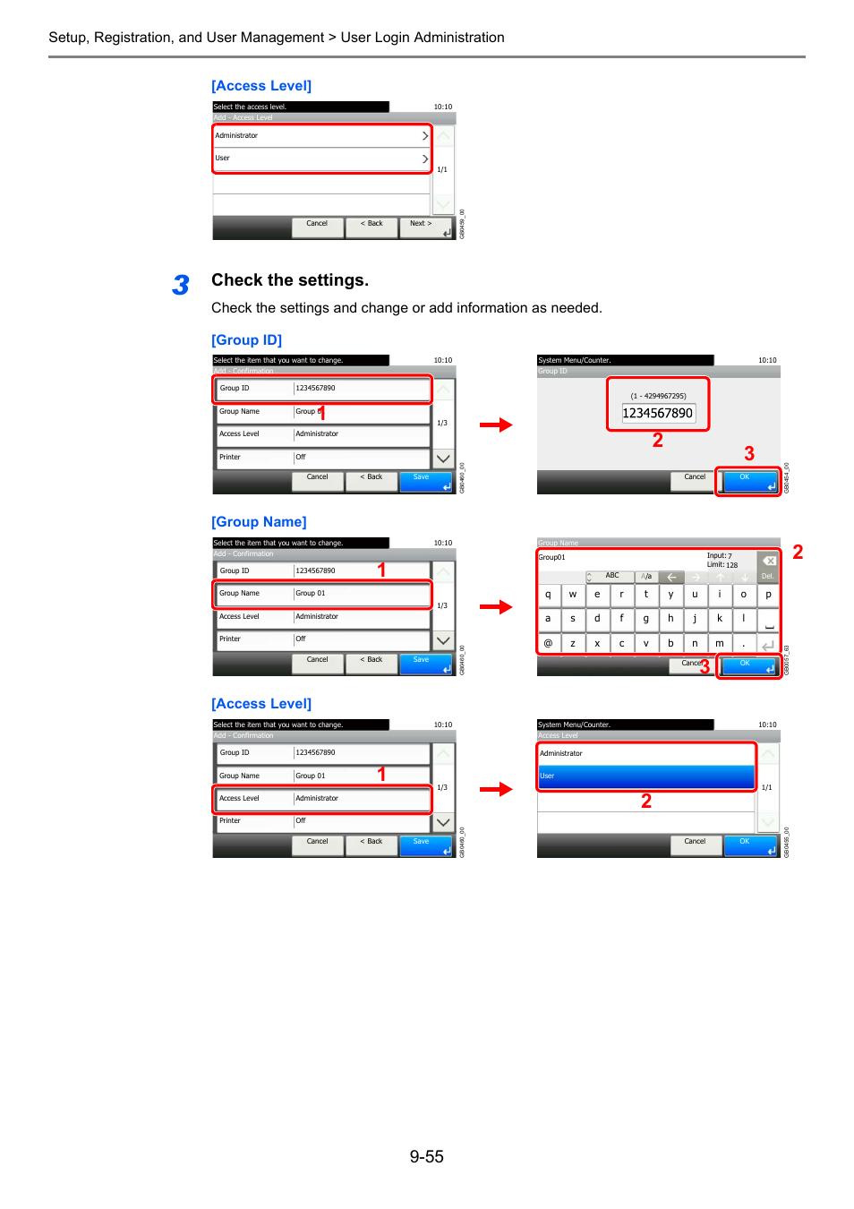 Check the settings | TA Triumph-Adler 206ci User Manual | Page 295 / 382