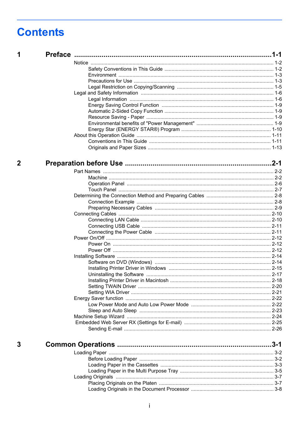 TA Triumph-Adler 206ci User Manual | Page 3 / 382