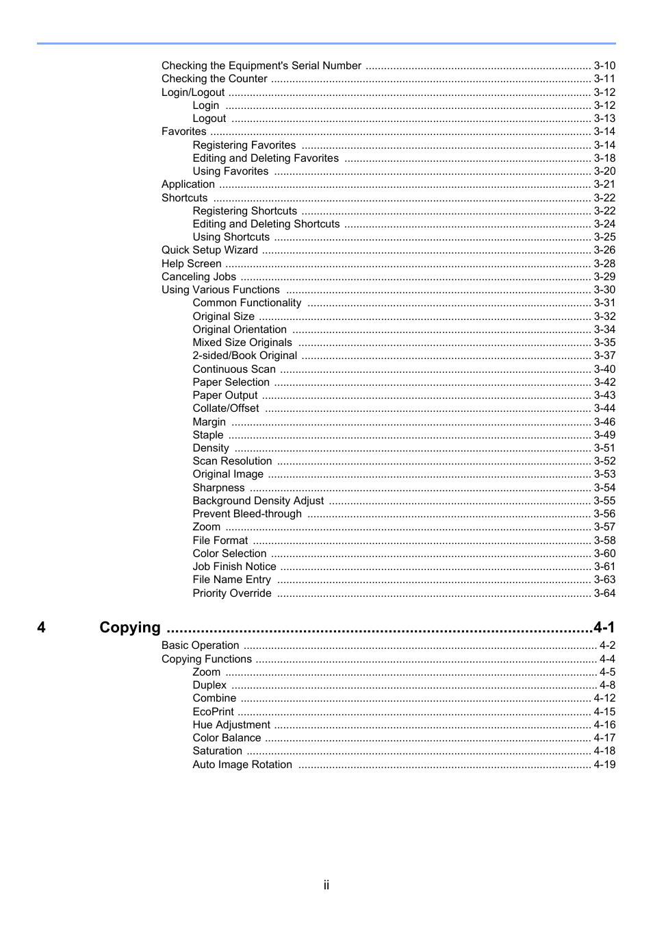 4copying -1 | TA Triumph-Adler 206ci User Manual | Page 4 / 382