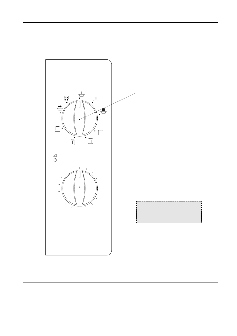 Control panel | Daewoo KOG-8755 User Manual | Page 8 / 14