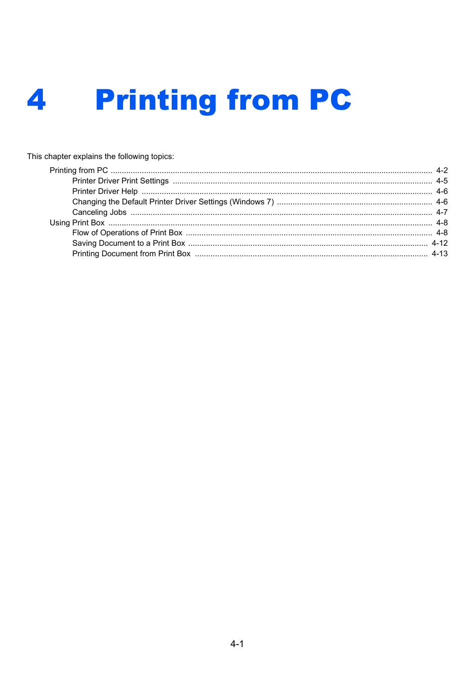 4 printing from pc, Printing from pc -1, Printing from pc | 4printing from pc | TA Triumph-Adler 2256 User Manual | Page 93 / 267