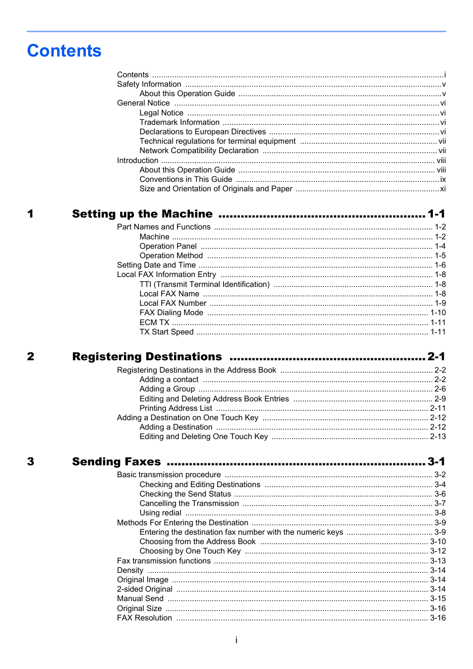 TA Triumph-Adler 2256 User Manual | Page 3 / 152
