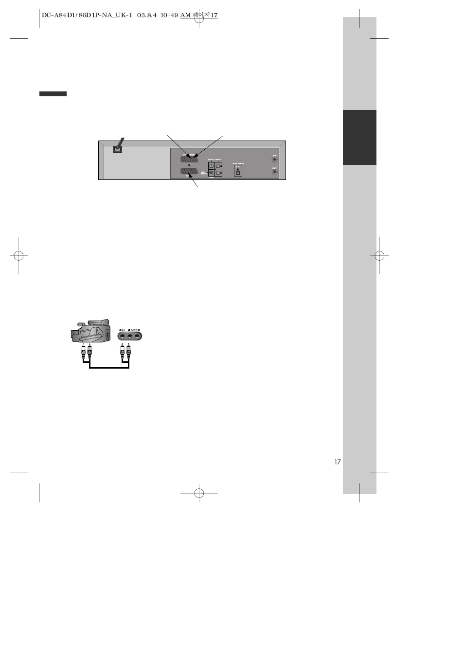 2nd scart socket | Daewoo SD-9500P User Manual | Page 18 / 58