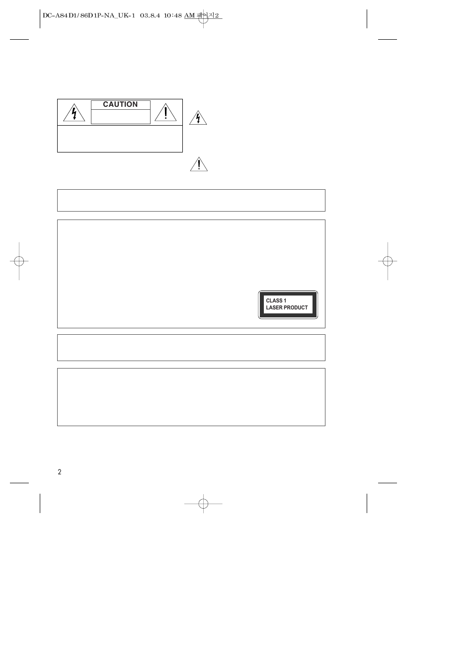Important safeguards | Daewoo SD-9500P User Manual | Page 3 / 58