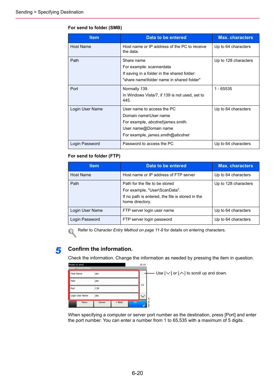 Confirm the information | TA Triumph-Adler 261ci User Manual | Page 182 / 396