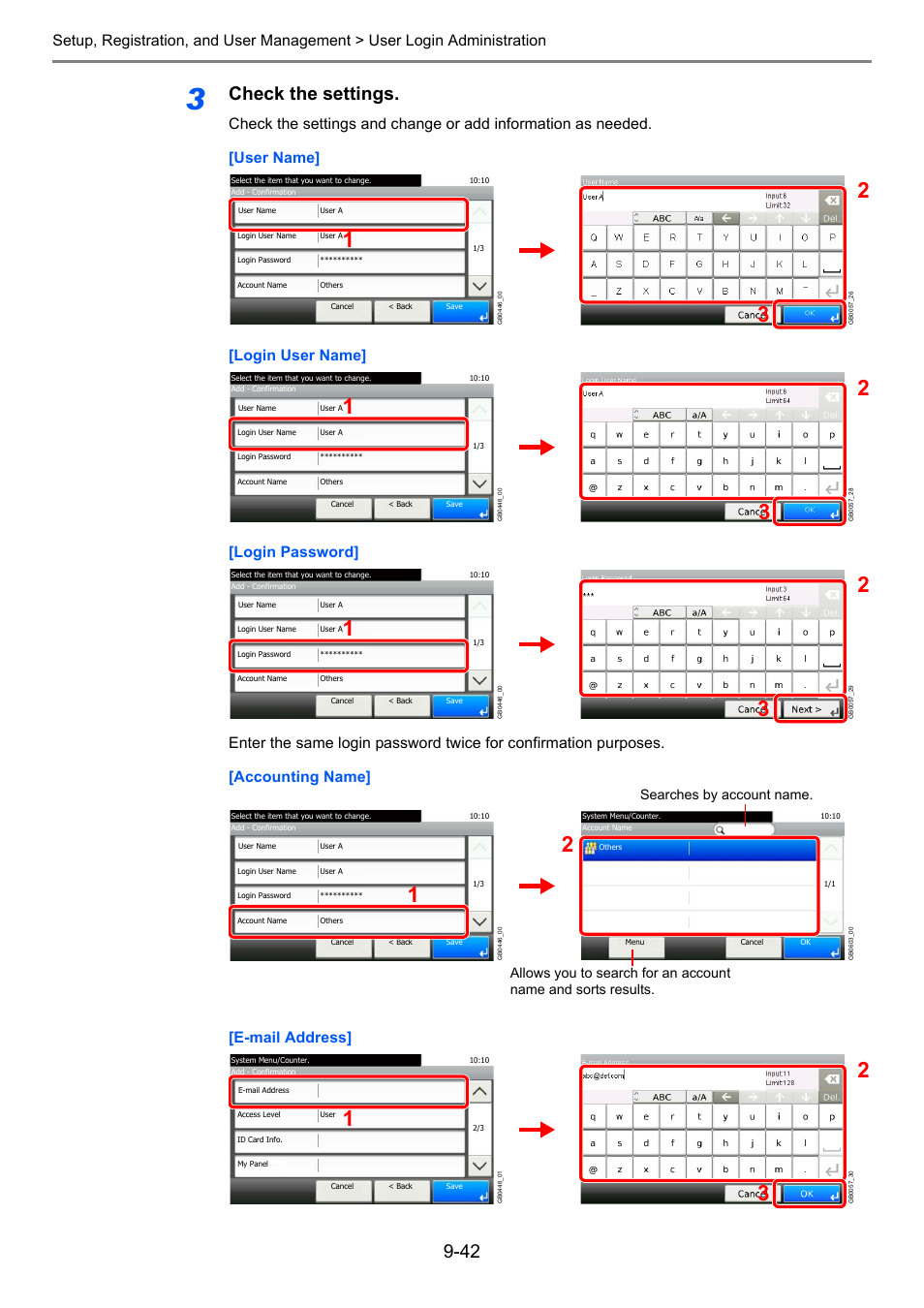 Check the settings | TA Triumph-Adler 261ci User Manual | Page 298 / 396