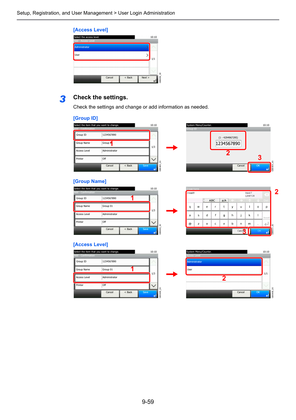 Check the settings | TA Triumph-Adler 261ci User Manual | Page 315 / 396