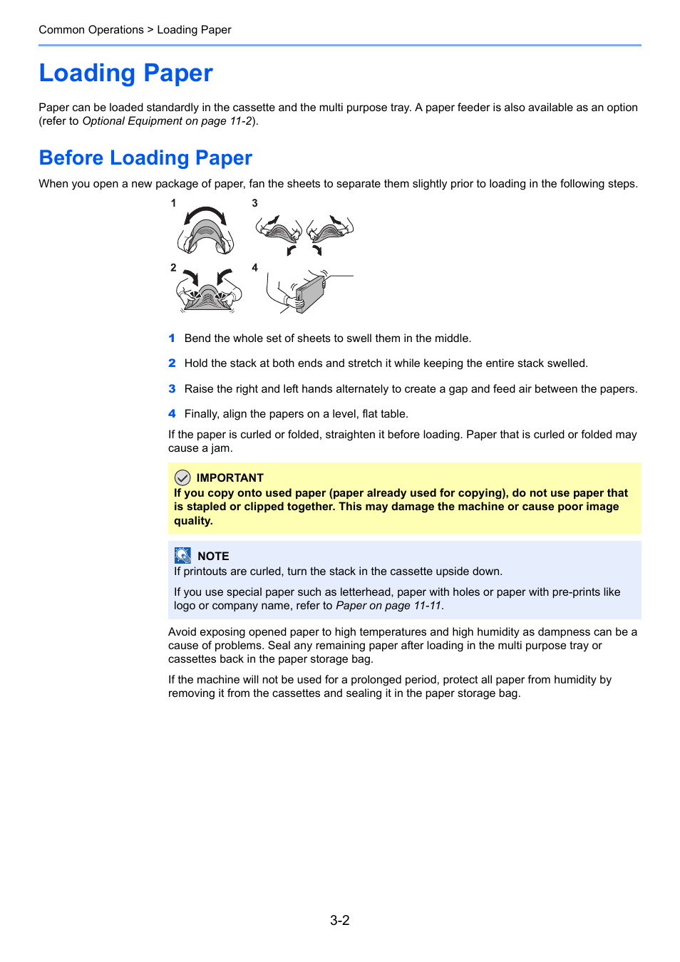 Loading paper, Before loading paper, Loading paper -2 | Before loading paper -2 | TA Triumph-Adler 261ci User Manual | Page 78 / 396