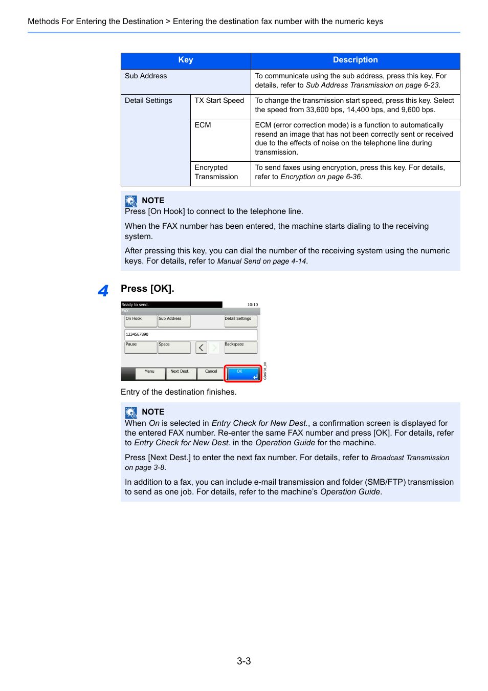 Press [ok | TA Triumph-Adler 261ci User Manual | Page 43 / 212