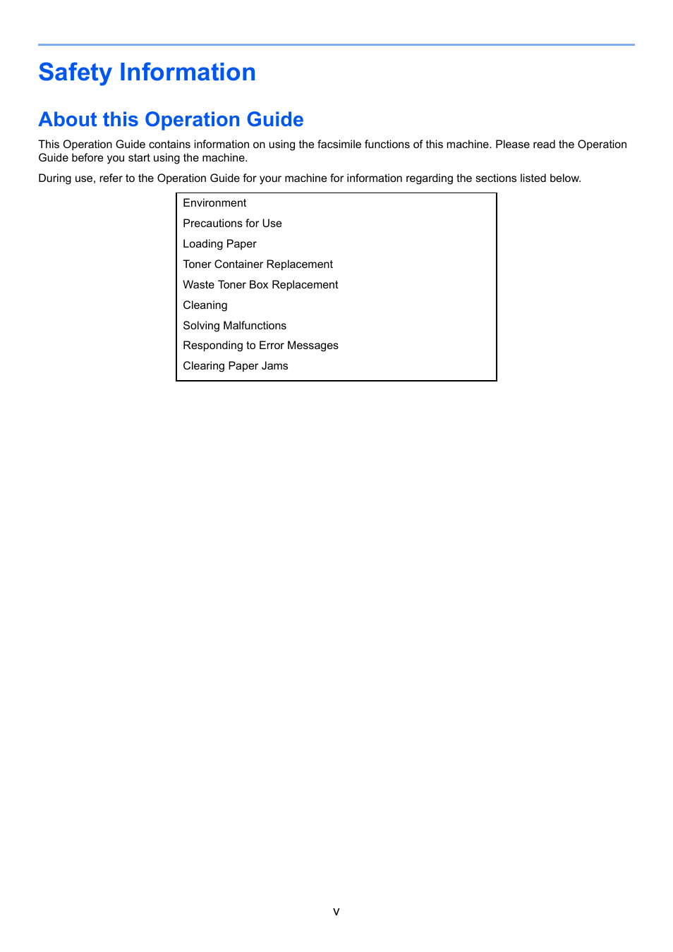Safety information, About this operation guide | TA Triumph-Adler 261ci User Manual | Page 7 / 212