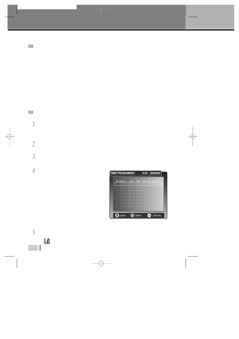 Recording & playback on your pvr, Normal recording timer recording | Daewoo Digital PVR DSD-9520 User Manual | Page 25 / 29