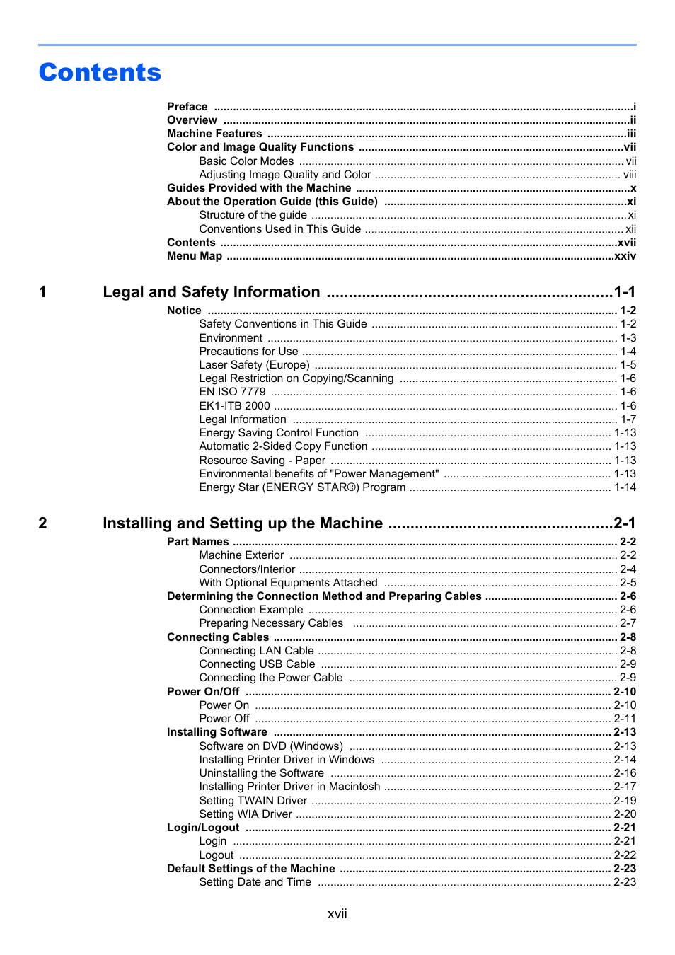 TA Triumph-Adler 3005ci User Manual | Page 18 / 572