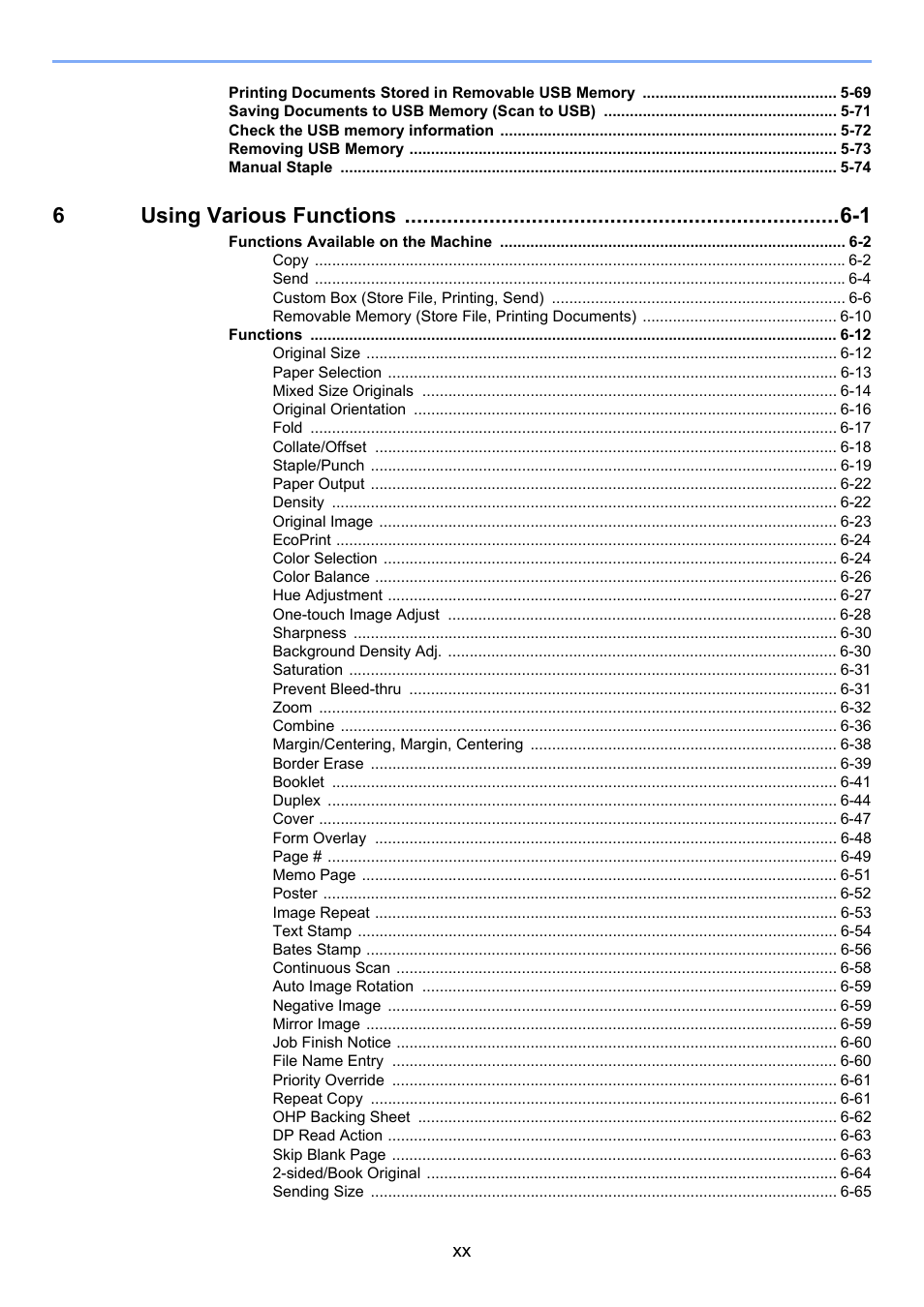 6using various functions -1 | TA Triumph-Adler 3005ci User Manual | Page 21 / 572
