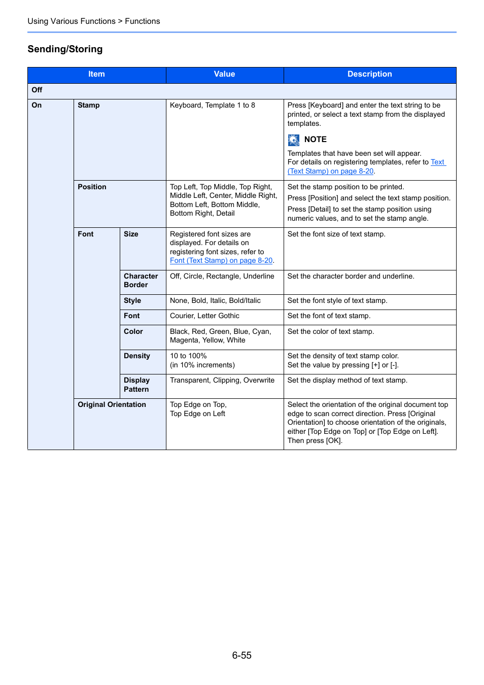 Sending/storing | TA Triumph-Adler 3005ci User Manual | Page 307 / 572
