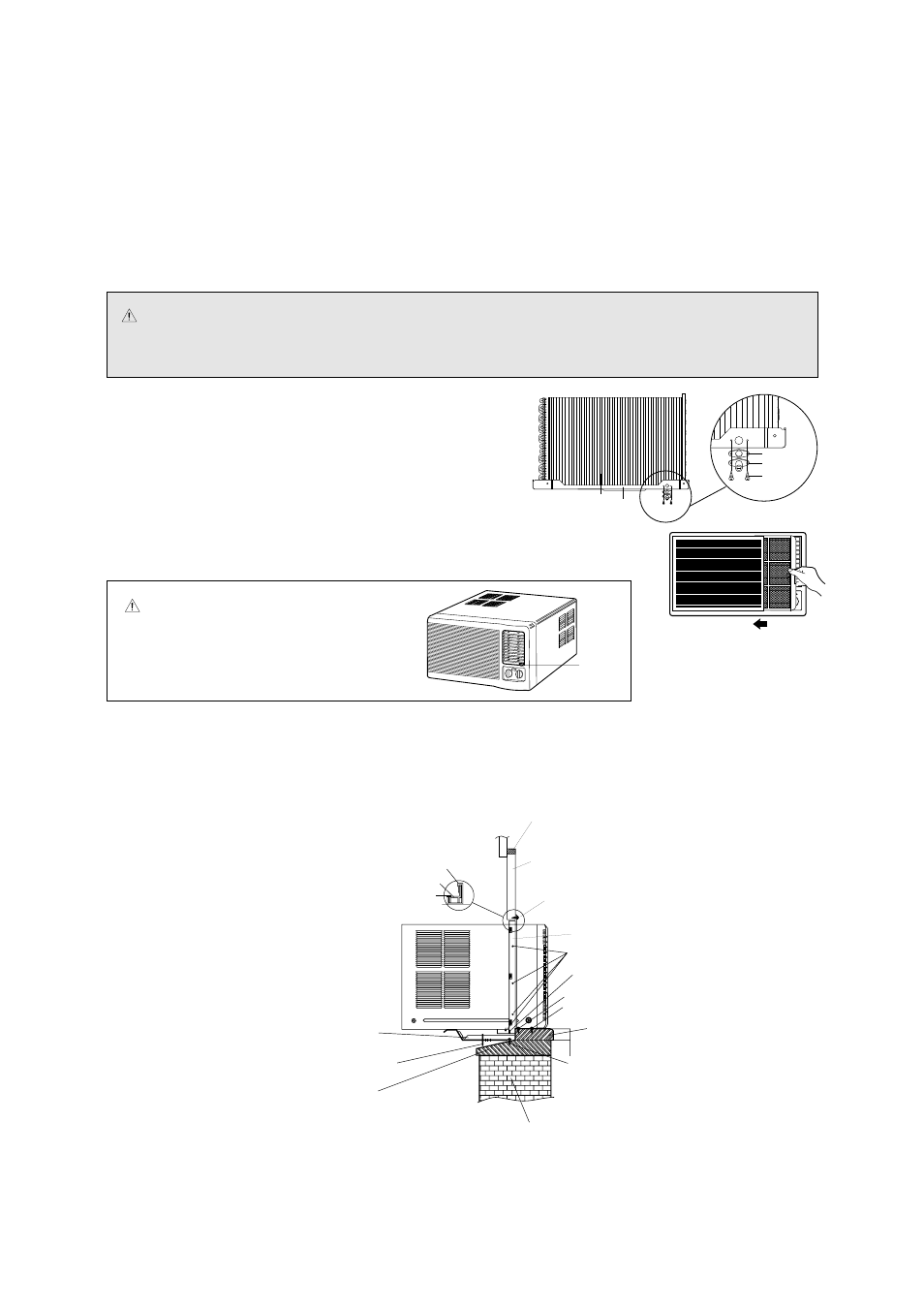 Step 6 - recheck installation, Step 7 - install unit and assemble front grille, Step 8 - recheck the entire installation | Daewoo DWA-151C User Manual | Page 8 / 16