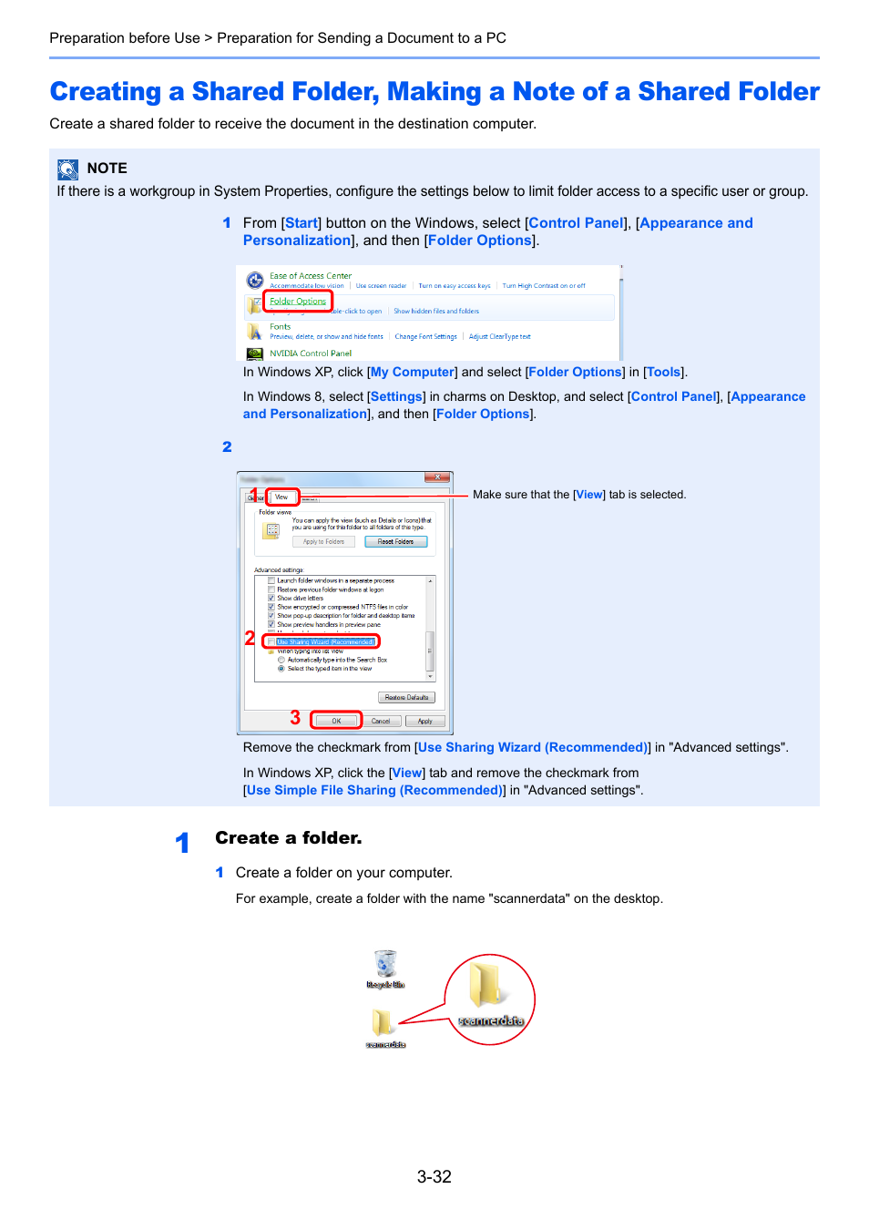 Create a folder | TA Triumph-Adler 3060i User Manual | Page 142 / 526