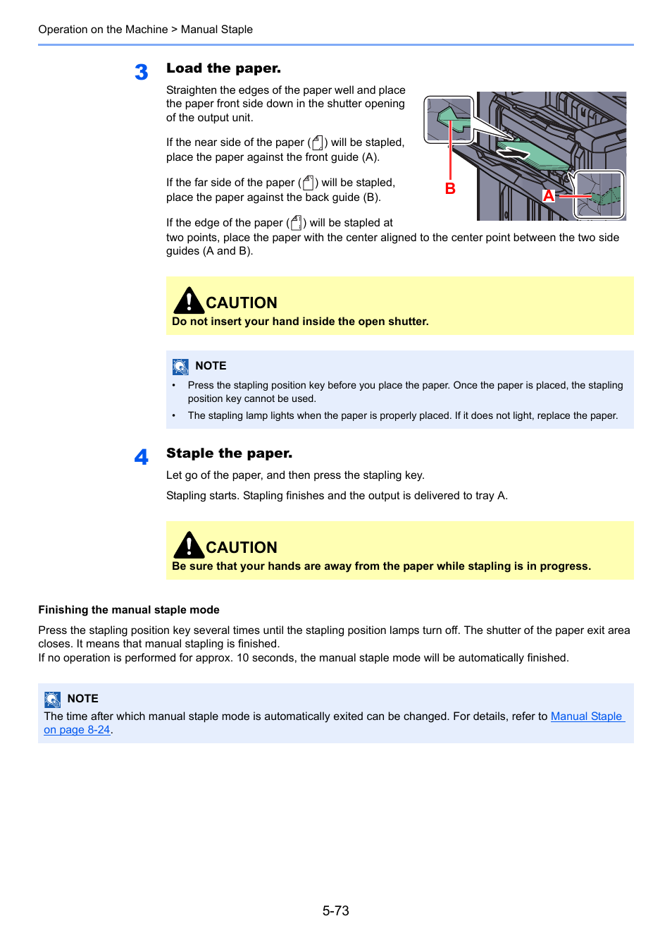 Caution | TA Triumph-Adler 3060i User Manual | Page 245 / 526