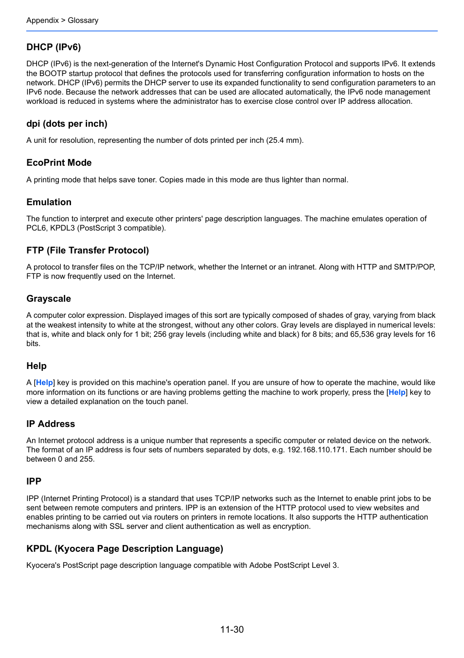 TA Triumph-Adler 3060i User Manual | Page 514 / 526