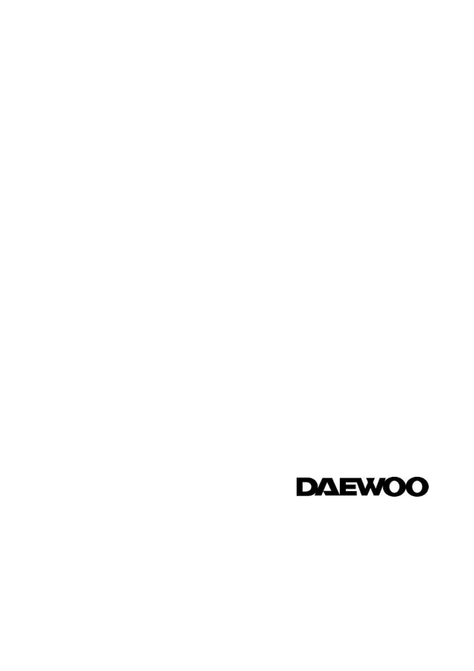 Daewoo DVT-14/20H1(T)F User Manual | Page 40 / 40