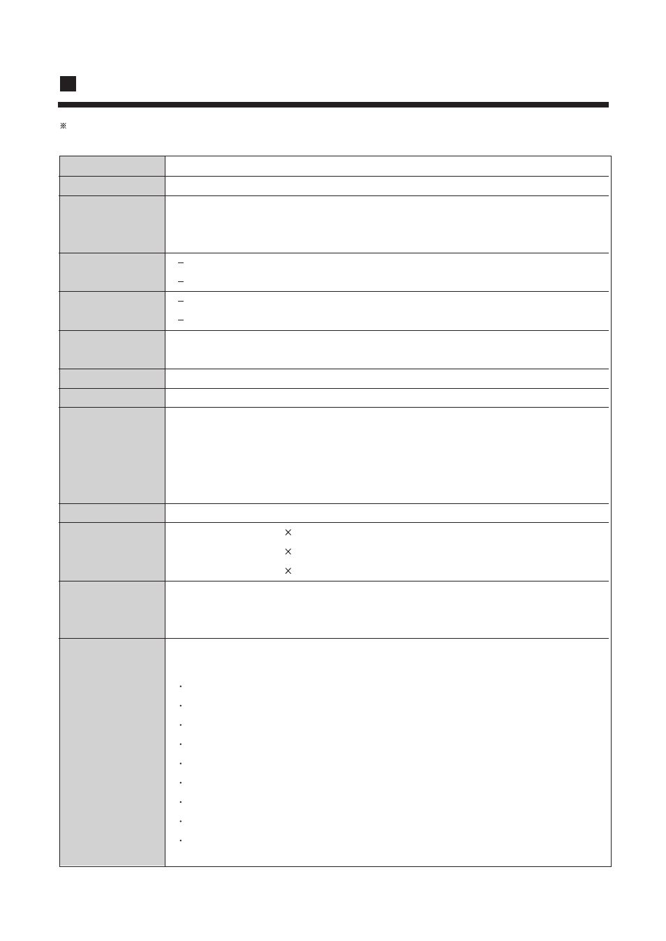 Specifications | Daewoo 14Q1 User Manual | Page 3 / 77