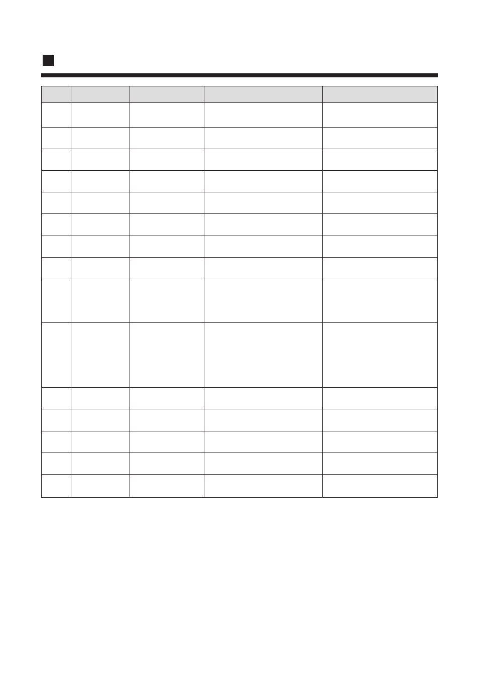 Q / t difference part list | Daewoo 14Q1 User Manual | Page 63 / 77