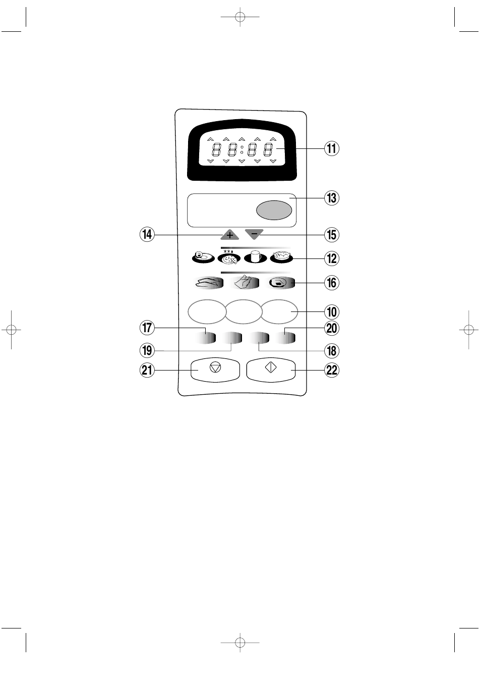 Features diagram, Continued) | Daewoo KOR-1A0A User Manual | Page 7 / 20