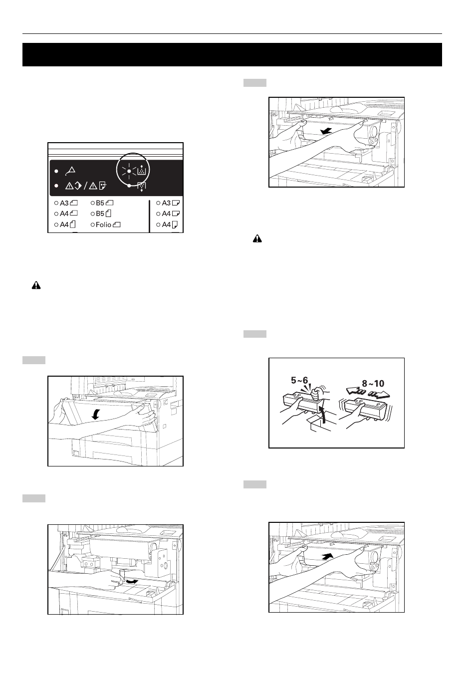 Replacing the toner cartridge and waste toner tank | TA Triumph-Adler DC 2015 User Manual | Page 18 / 57