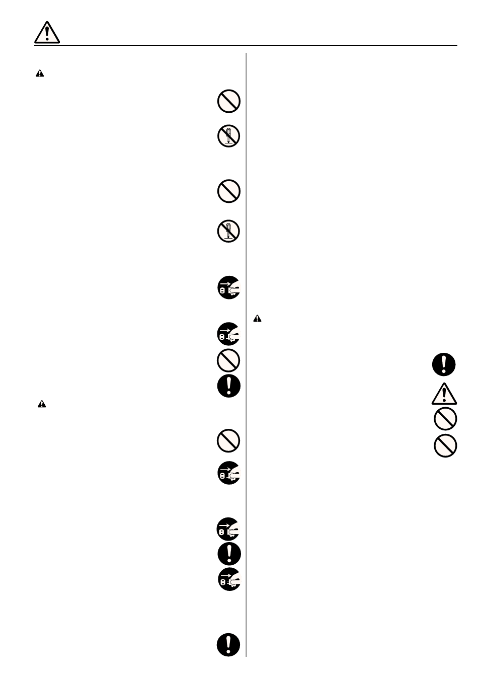 Precautions for use, Cautions when handling consumables, Cautions when using the copier | TA Triumph-Adler DC 2015 User Manual | Page 9 / 57