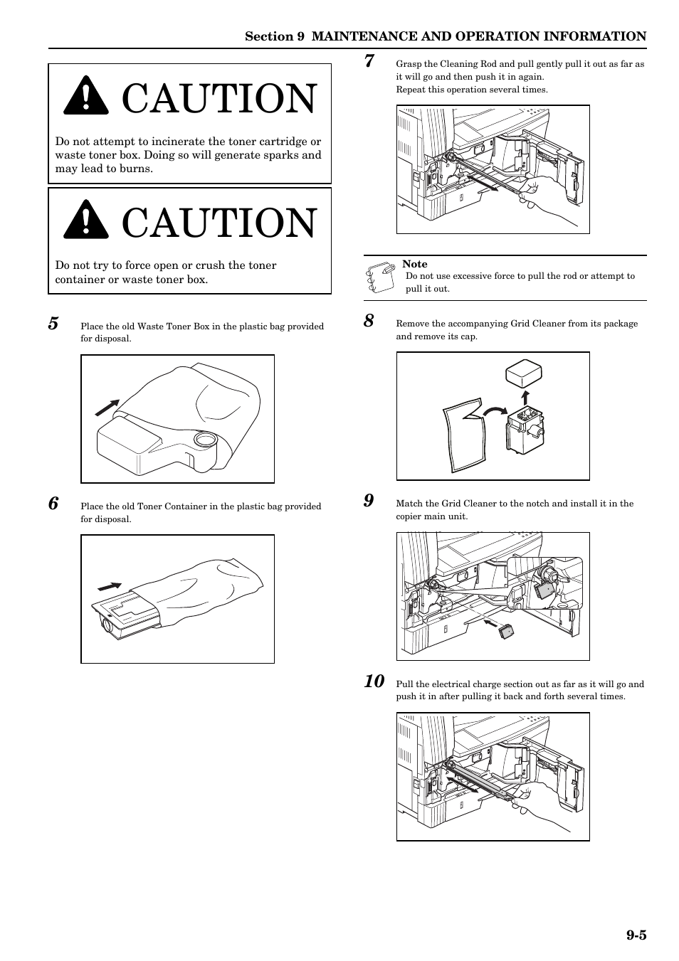 Caution | TA Triumph-Adler DC 2016 User Manual | Page 109 / 123