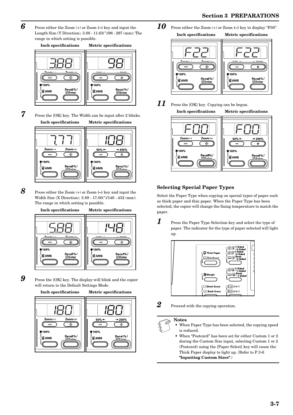 P.3-7, Selecting special paper types | TA Triumph-Adler DC 2016 User Manual | Page 29 / 123